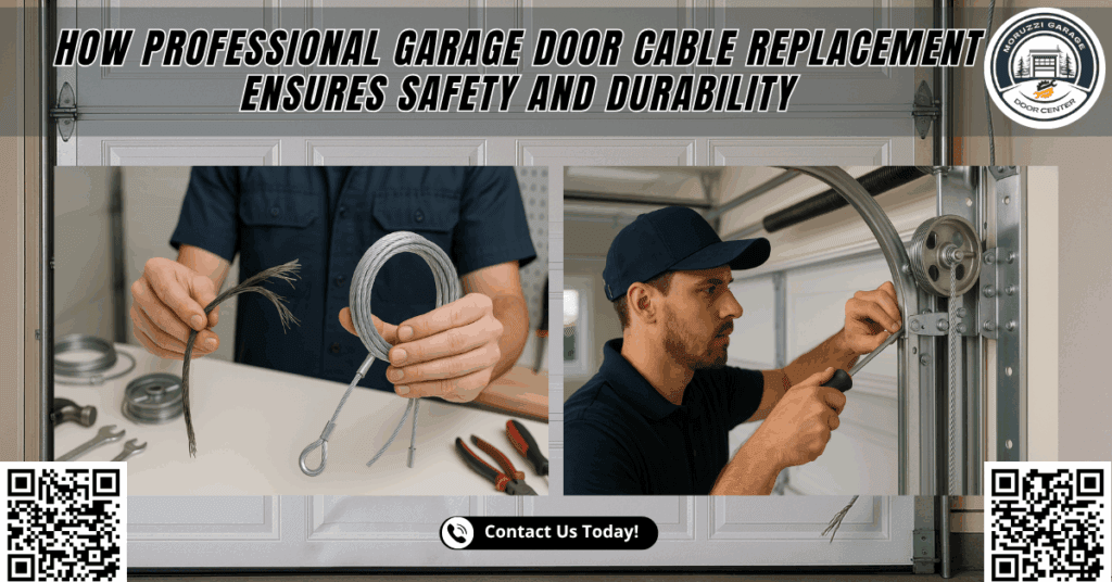How Professional Garage Door Cable Replacement Ensures Safety and Durability - Moruzzi Garage Door Center