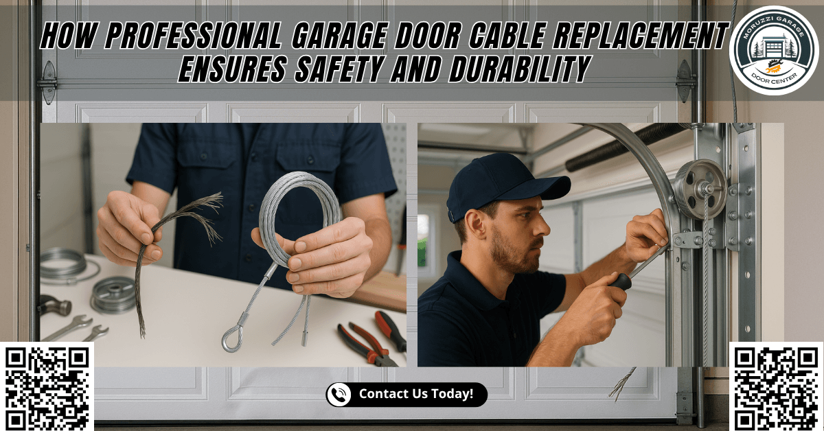 How Professional Garage Door Cable Replacement Ensures Safety and Durability - Moruzzi Garage Door Center