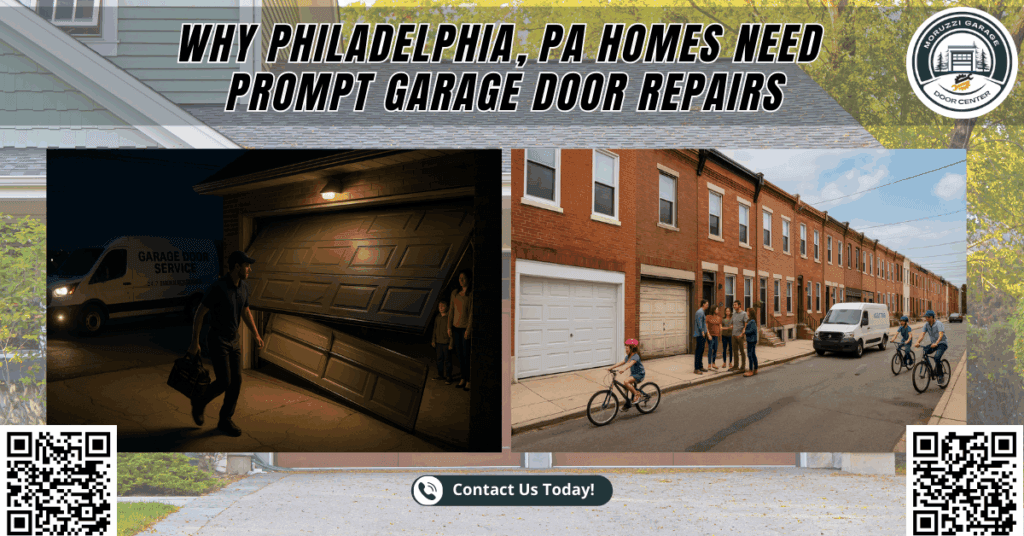 Why Philadelphia, PA Homes Need Prompt Garage Door Repairs - Moruzzi Garage Door Center