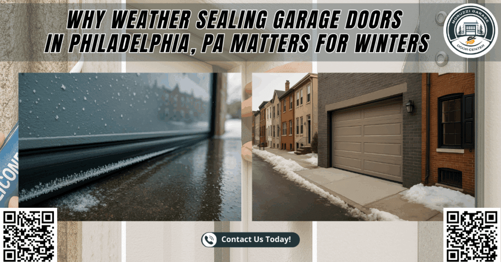 Why Weather Sealing Garage Doors in Philadelphia, PA Matters for Winters