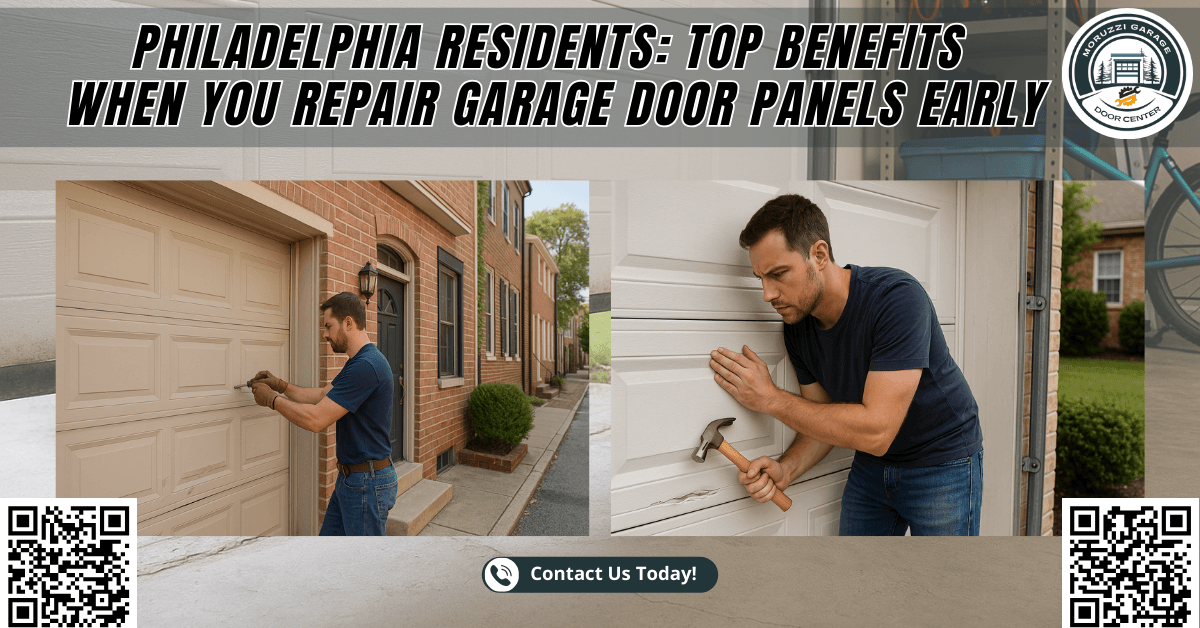 Philadelphia Residents: Top Benefits When You Repair Garage Door Panels Early - Moruzzi Garage Door Center