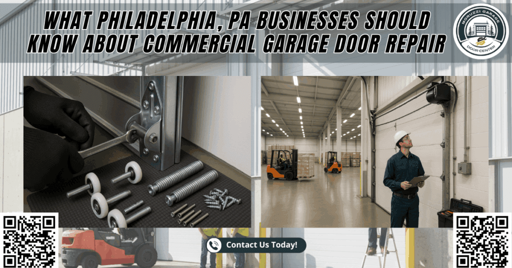 What Philadelphia, PA Businesses Should Know About Commercial Garage Door Repair - Moruzzi Garage Door Center