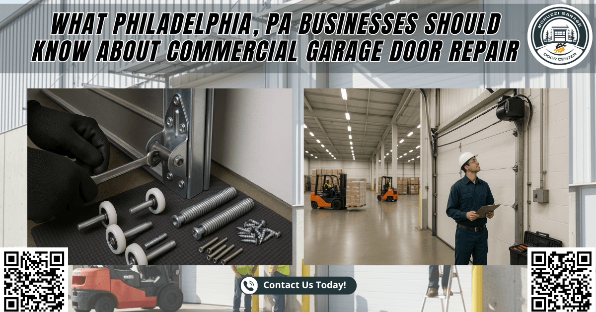 What Philadelphia, PA Businesses Should Know About Commercial Garage Door Repair - Moruzzi Garage Door Center