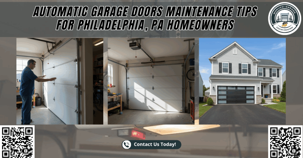 Automatic Garage Doors Maintenance Tips for Philadelphia, PA Homeowners - Moruzzi Garage Door Center
