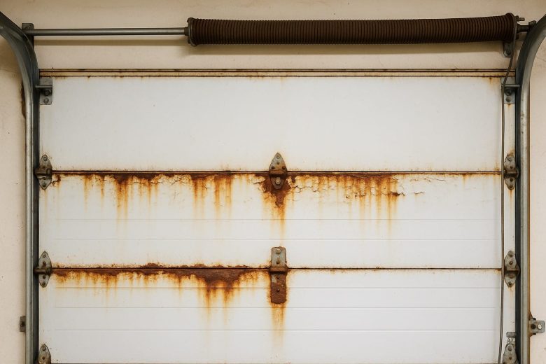 Replace Your Garage Door Visible Rust or Deterioration - Residential garage door installation